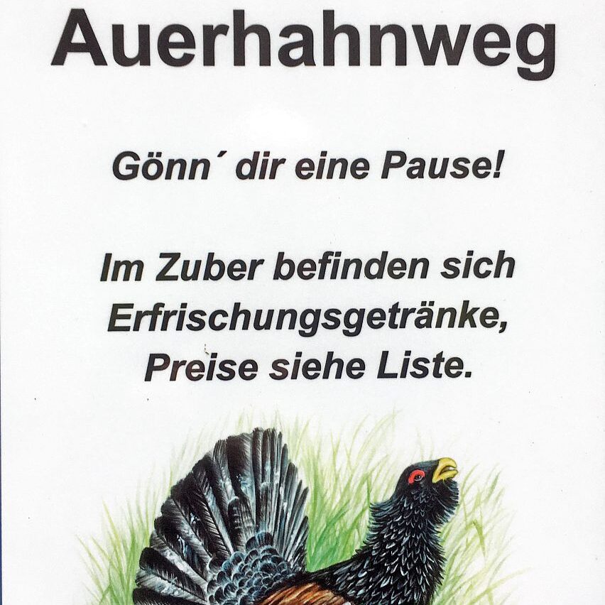 Falken Gestraenkestation Auerhahnweg 3